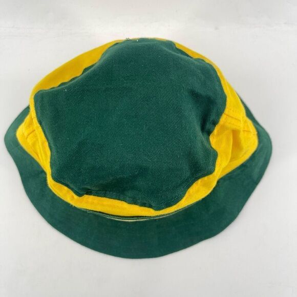 Von Dutch Kids Colorblock Bucket Hat – Green & Yellow, One Size - Picture 3 of 7